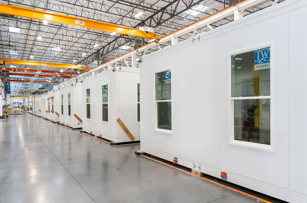 Boxabl Casita being assembled in the factory